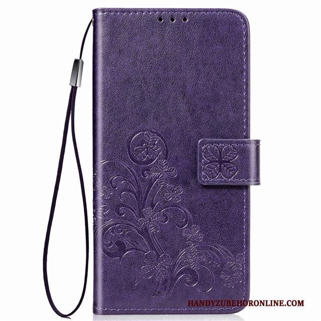 Huawei Mate 30 Siliconen Leren Etui Bescherming Folio Rood Hoesje Telefoon All Inclusive