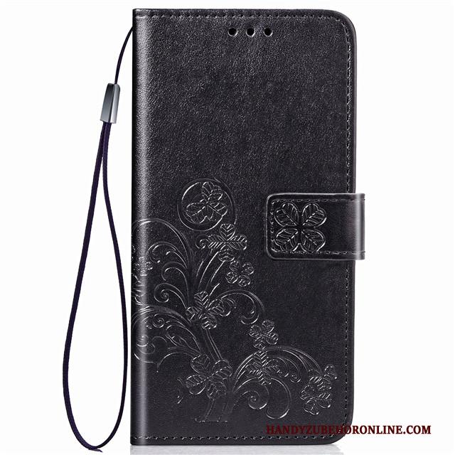 Huawei Mate 30 Siliconen Leren Etui Bescherming Folio Rood Hoesje Telefoon All Inclusive