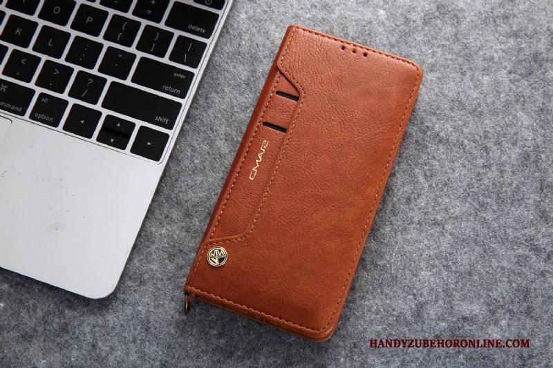 Huawei Mate 30 Zwart Bedrijf All Inclusive Hoesje Telefoon Kaart Leren Etui Folio