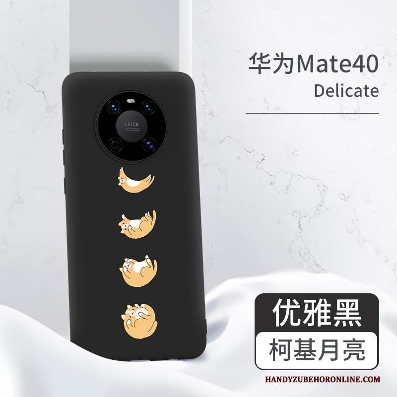 Huawei Mate 40 All Inclusive Hoes Anti-fall Nieuw Hoesje Telefoon Siliconen Zwart