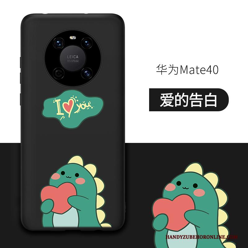 Huawei Mate 40 All Inclusive Hoes Anti-fall Nieuw Hoesje Telefoon Siliconen Zwart