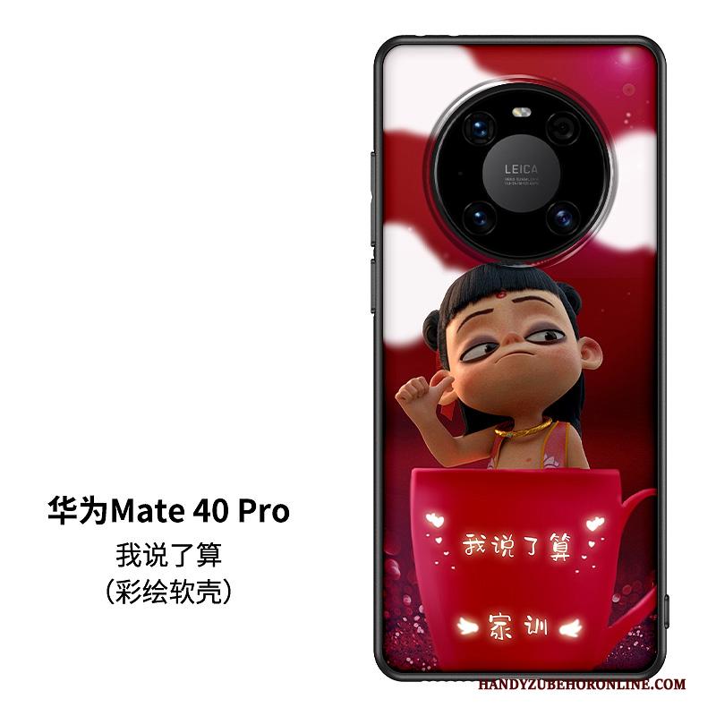 Huawei Mate 40 Pro Glas Chinese Stijl Lovers Trendy Merk Hoesje Telefoon Scheppend Siliconen