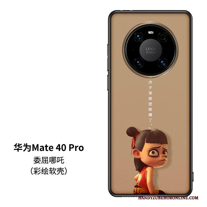 Huawei Mate 40 Pro Glas Chinese Stijl Lovers Trendy Merk Hoesje Telefoon Scheppend Siliconen