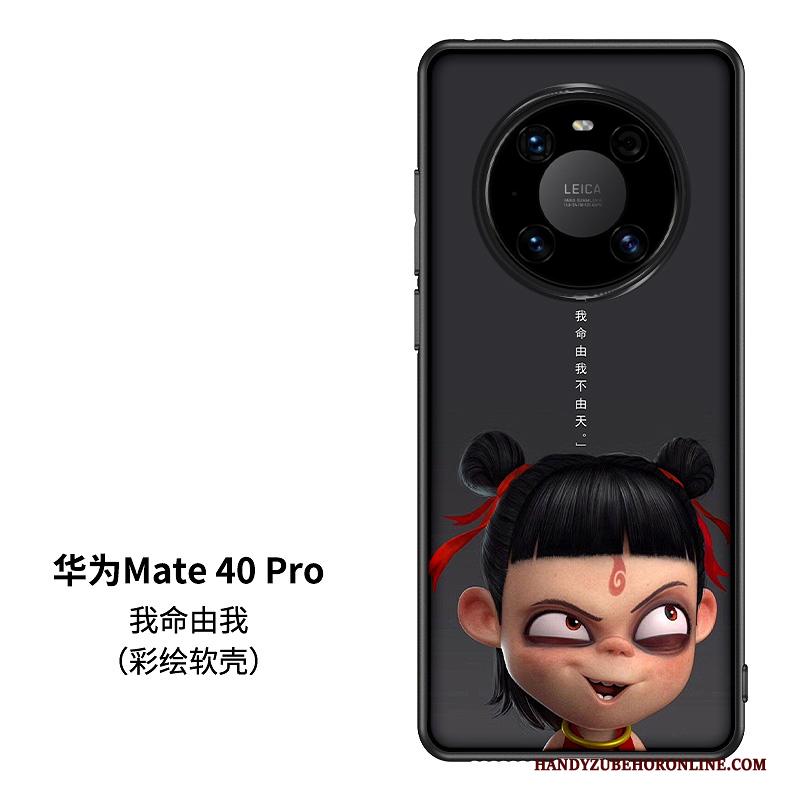 Huawei Mate 40 Pro Glas Chinese Stijl Lovers Trendy Merk Hoesje Telefoon Scheppend Siliconen