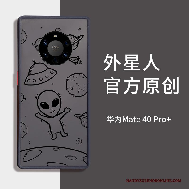 Huawei Mate 40 Pro+ Hoesje Anti-fall Bescherming Spotprent Scheppend Groen All Inclusive Eenvoudige