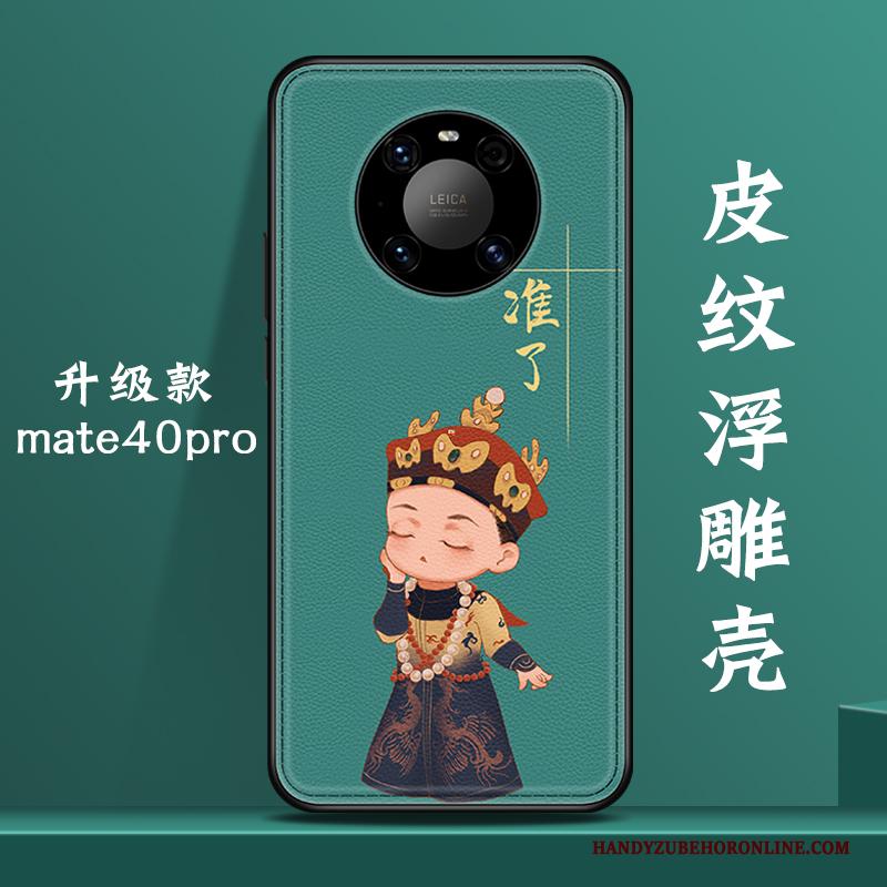 Huawei Mate 40 Pro Hoesje Scheppend Persoonlijk Blauw Wind Trendy Merk Original All Inclusive