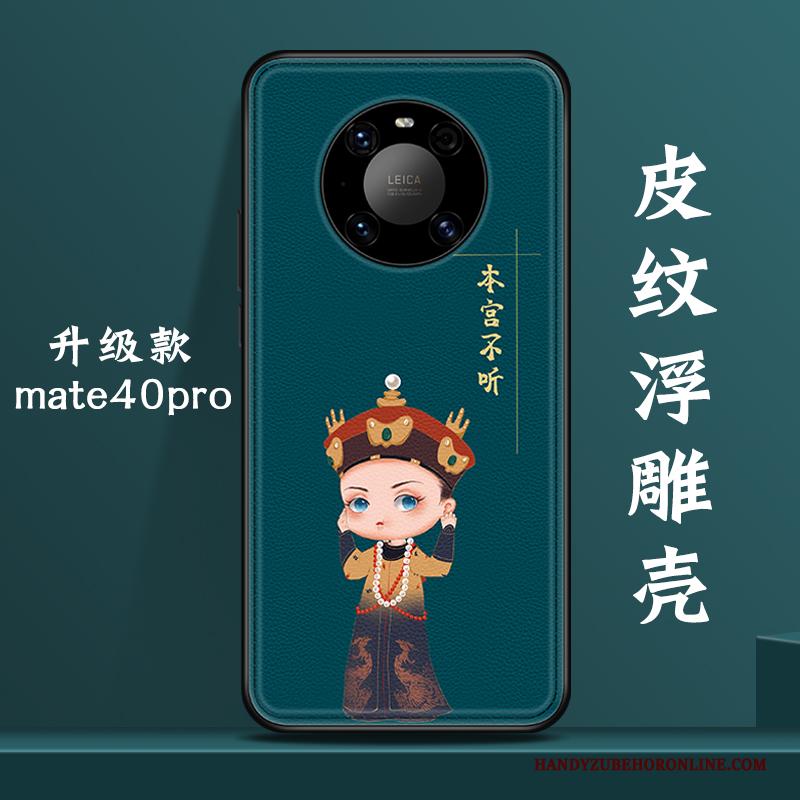 Huawei Mate 40 Pro Hoesje Scheppend Persoonlijk Blauw Wind Trendy Merk Original All Inclusive