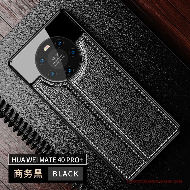 Huawei Mate 40 Pro+ Rood Scheppend High End Hoesje Telefoon Persoonlijk Leer All Inclusive