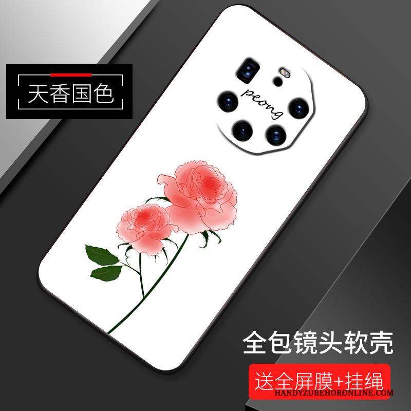 Huawei Mate 40 Rs Hoesje Roze Bescherming Hoes Scheppend Dun Anti-fall All Inclusive