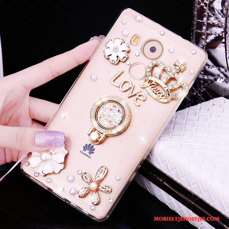 Huawei Mate 8 Anti-fall Hoesje Bescherming Met Strass Telefoon Hanger Trend