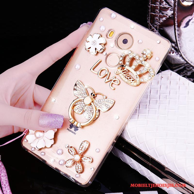 Huawei Mate 8 Anti-fall Hoesje Bescherming Met Strass Telefoon Hanger Trend