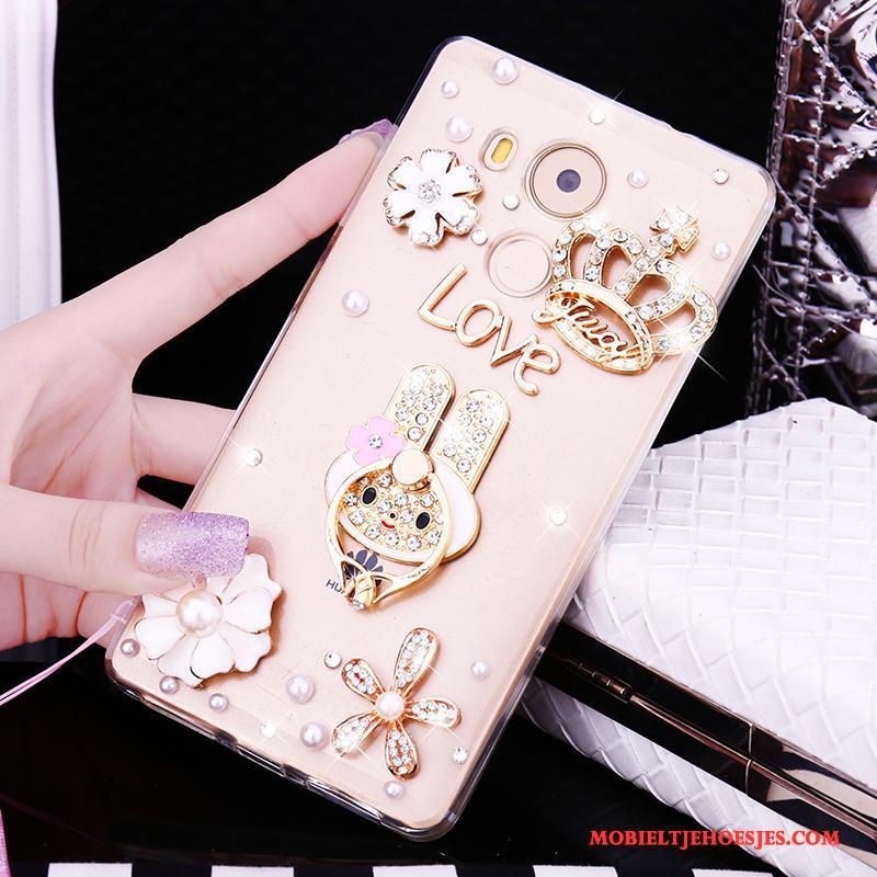 Huawei Mate 8 Anti-fall Hoesje Bescherming Met Strass Telefoon Hanger Trend