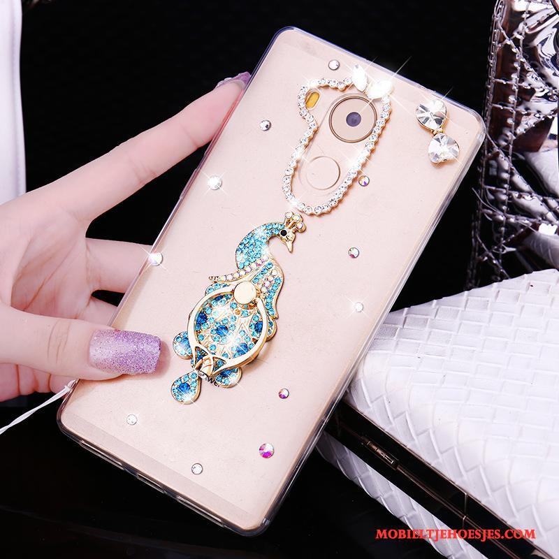 Huawei Mate 8 Anti-fall Hoesje Bescherming Met Strass Telefoon Hanger Trend