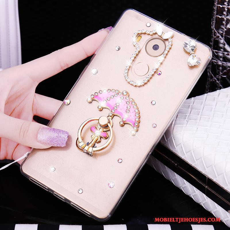 Huawei Mate 8 Anti-fall Hoesje Bescherming Met Strass Telefoon Hanger Trend