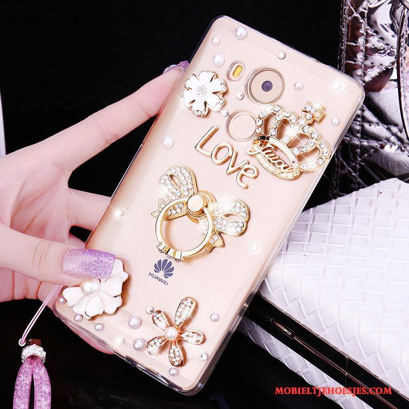 Huawei Mate 8 Anti-fall Hoesje Bescherming Met Strass Telefoon Hanger Trend