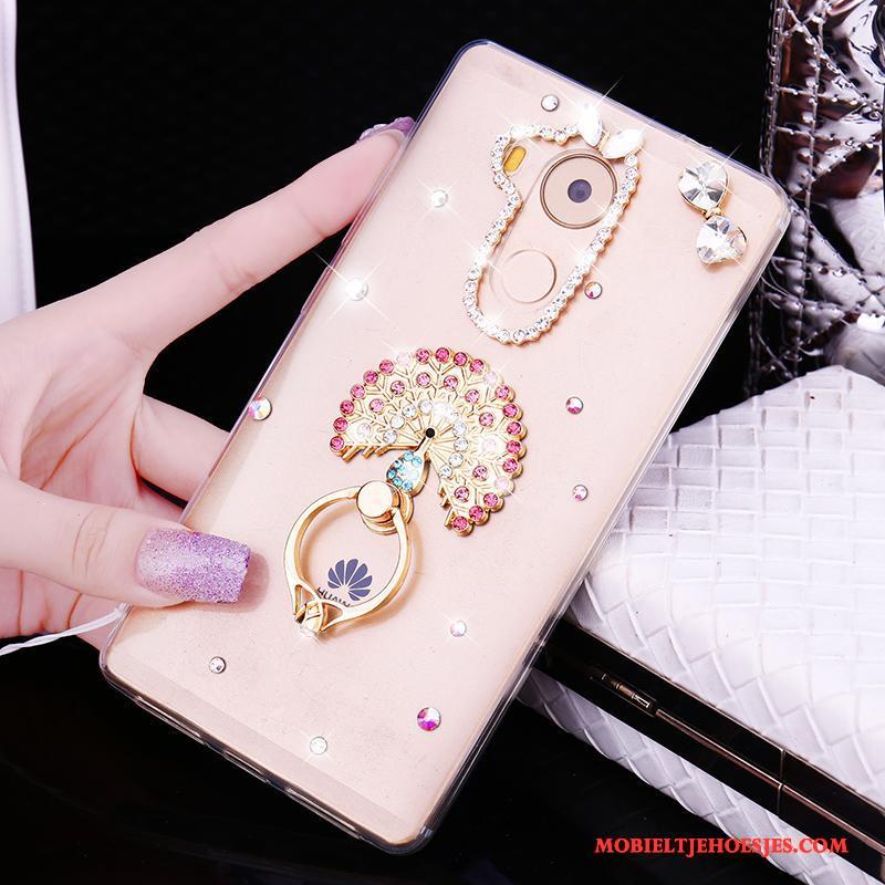 Huawei Mate 8 Anti-fall Hoesje Bescherming Met Strass Telefoon Hanger Trend