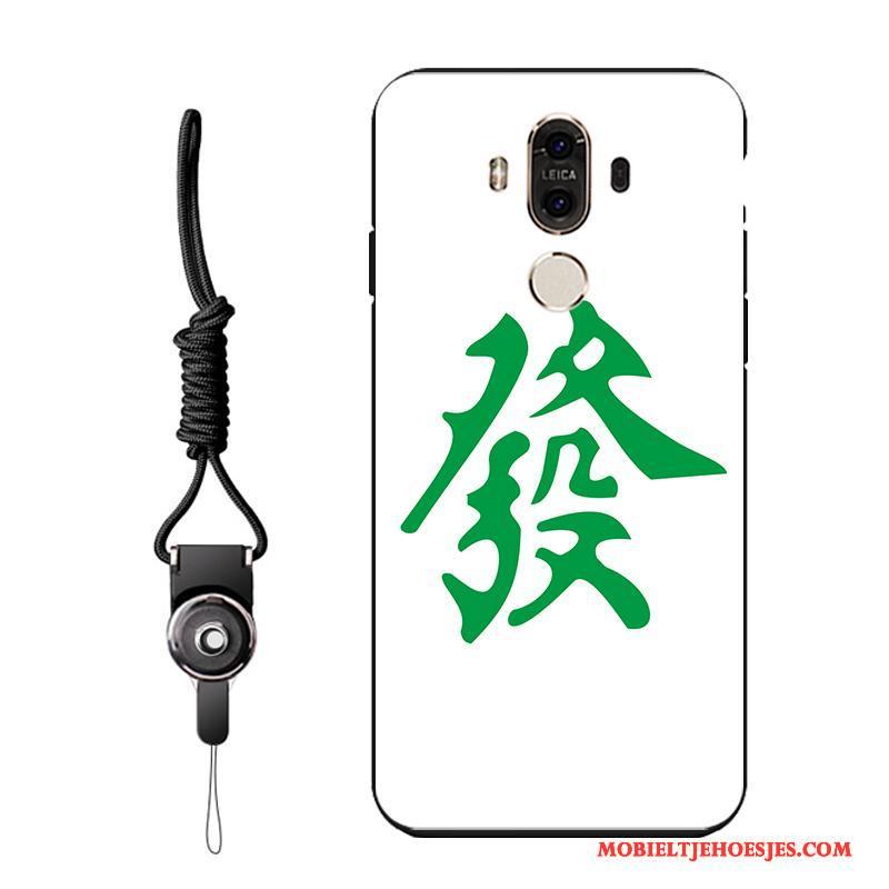 Huawei Mate 8 Bescherming Scheppend Hoes Zwart Persoonlijk Reliëf Hoesje Telefoon