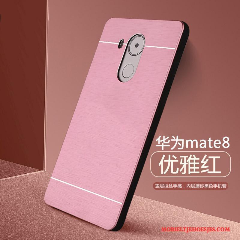 Huawei Mate 8 Persoonlijk Bescherming Hoes Hoesje Telefoon Roze Hoge Anti-fall