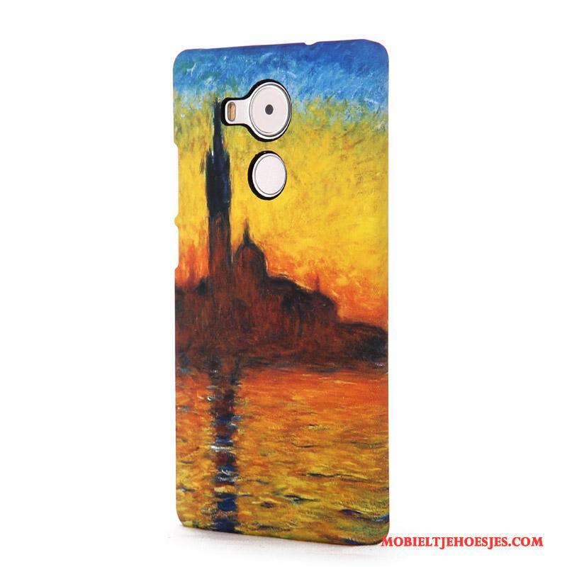 Huawei Mate 8 Pioen Hoesje Telefoon Scheppend Kunst Bescherming Hard Mobiele Telefoon