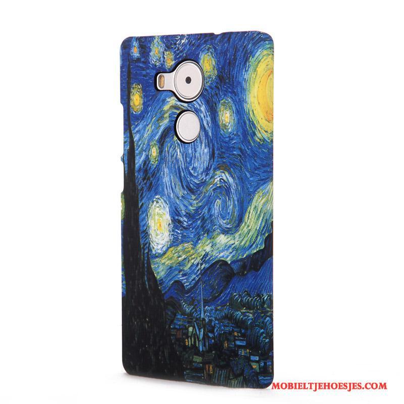 Huawei Mate 8 Pioen Hoesje Telefoon Scheppend Kunst Bescherming Hard Mobiele Telefoon