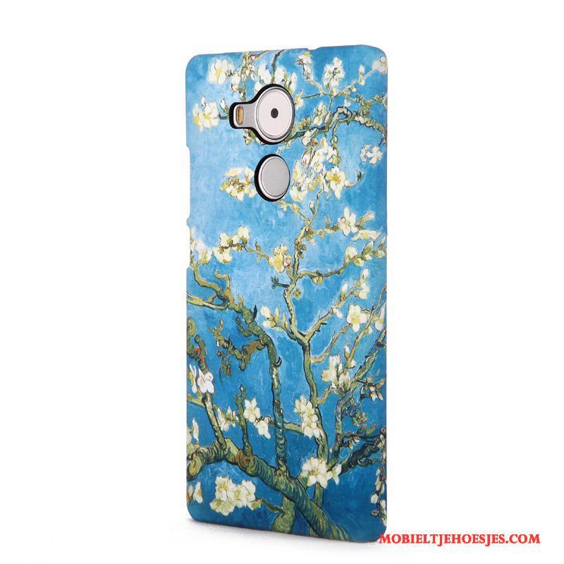 Huawei Mate 8 Pioen Hoesje Telefoon Scheppend Kunst Bescherming Hard Mobiele Telefoon