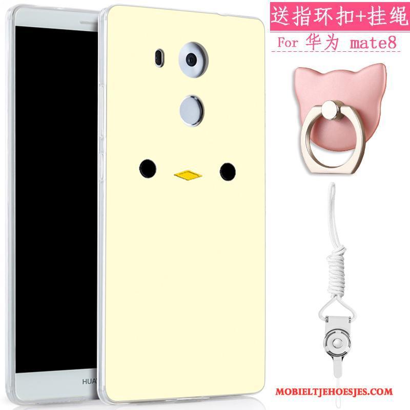Huawei Mate 8 Zacht Persoonlijk Hoes Groen Hanger Spotprent Hoesje Telefoon