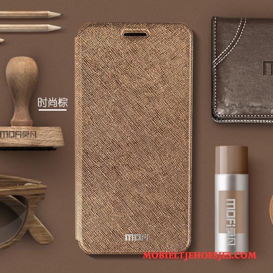 Huawei Mate 9 All Inclusive Hoes Bescherming Siliconen Hoesje Telefoon Purper Folio