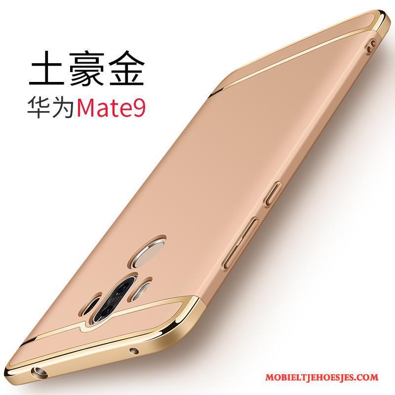 Huawei Mate 9 Bescherming Goud Hoes Anti-fall Hoesje Telefoon Schrobben Bedrijf