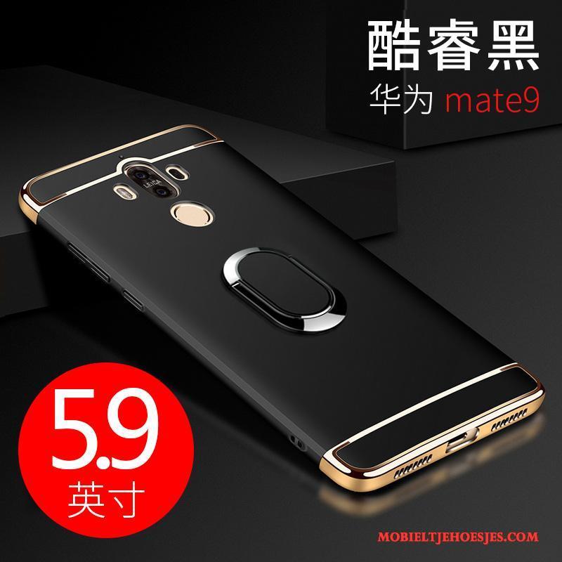 Huawei Mate 9 Bescherming Hoes Ondersteuning Goud Hoesje Dun Trend
