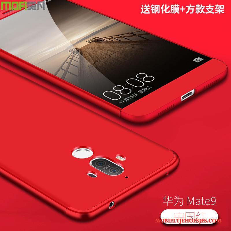 Huawei Mate 9 Blauw Anti-fall Hoes All Inclusive Bescherming Siliconen Hoesje Telefoon