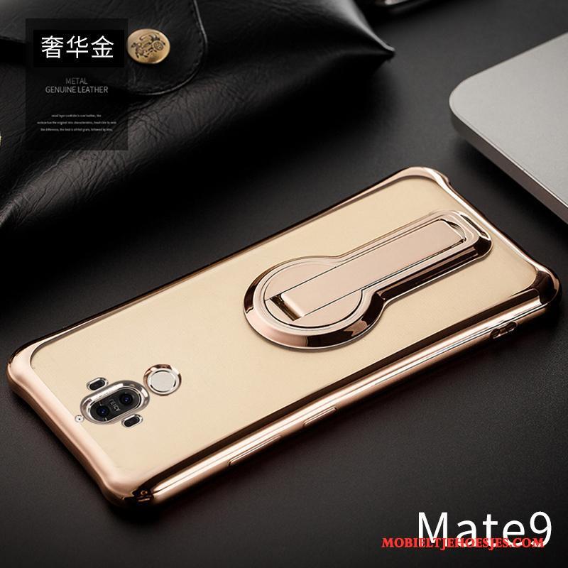 Huawei Mate 9 Hanger Hoesje Telefoon Anti-fall Siliconen Schrobben Trend Zwart