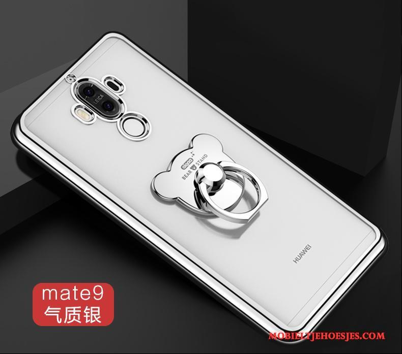 Huawei Mate 9 Hoesje Hoes Anti-fall Goud Ondersteuning Trend Siliconen Ring