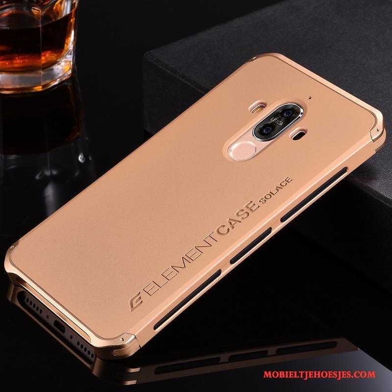 Huawei Mate 9 Hoesje Schrobben Hoes Siliconen Anti-fall All Inclusive Bescherming Zilver