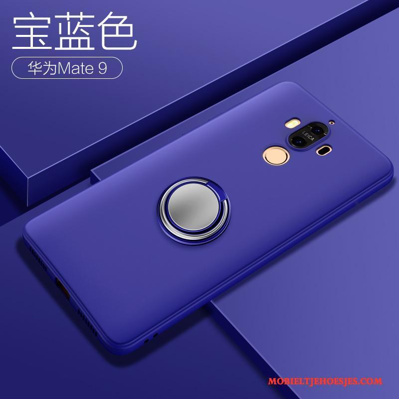 Huawei Mate 9 Hoesje Telefoon Schrobben Dun Bescherming Siliconen Rood