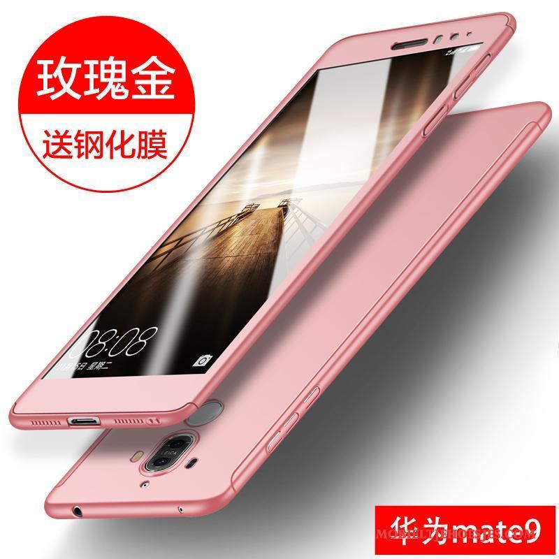 Huawei Mate 9 Metaal Rood Bescherming Dun Hoesje Omlijsting Anti-fall