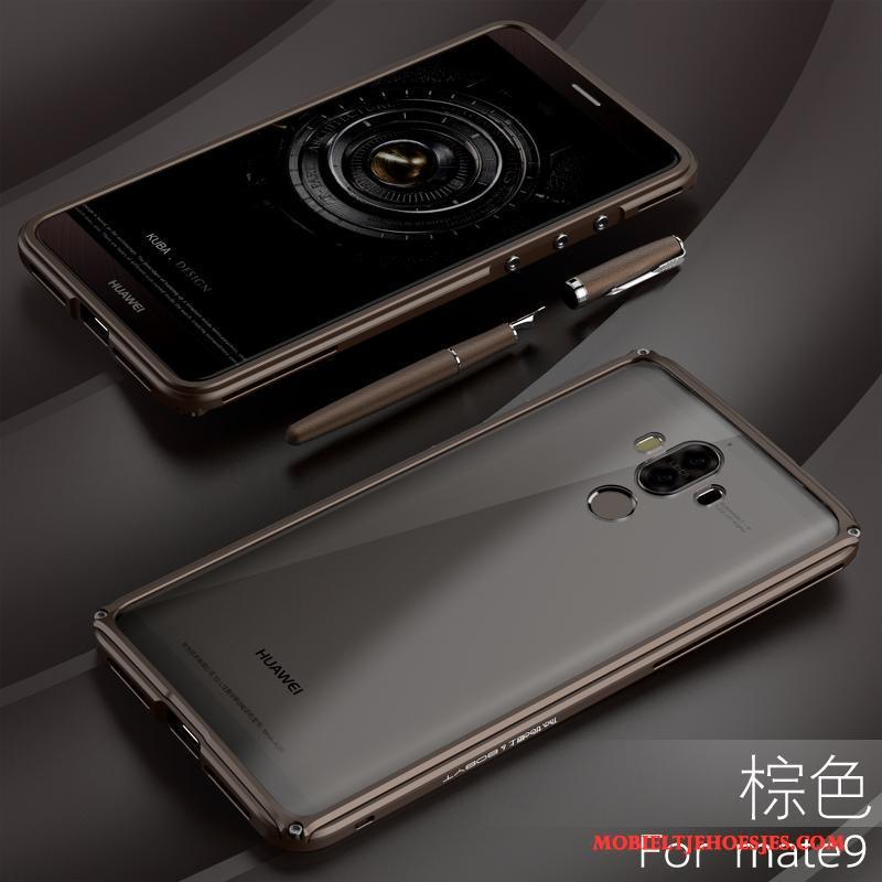 Huawei Mate 9 Omlijsting Hoes Bescherming Hoesje Telefoon Goud Metaal