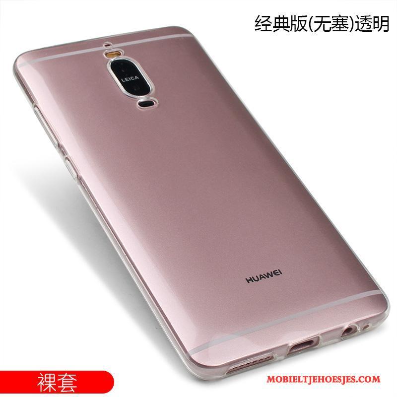 Huawei Mate 9 Pro All Inclusive Siliconen Hoesje Telefoon Bescherming Doorzichtig Anti-fall Grote