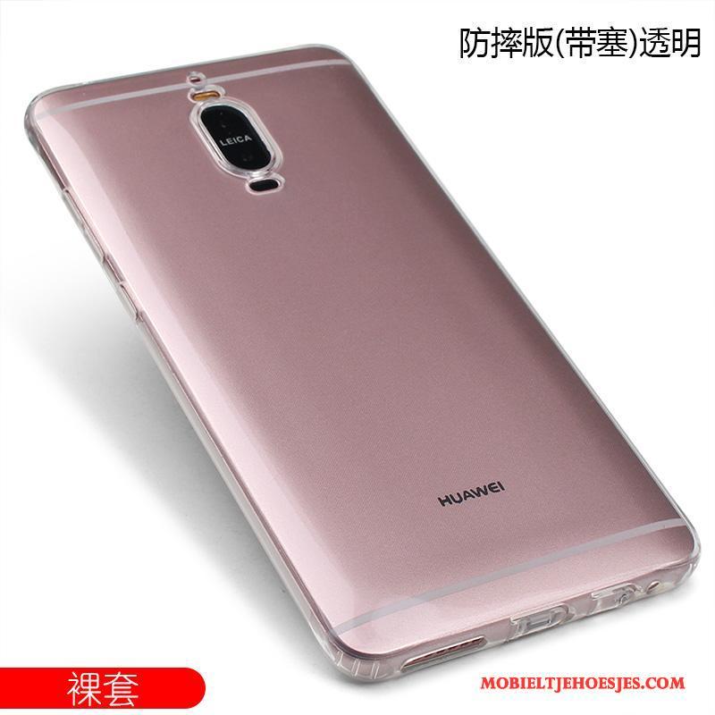 Huawei Mate 9 Pro All Inclusive Siliconen Hoesje Telefoon Bescherming Doorzichtig Anti-fall Grote