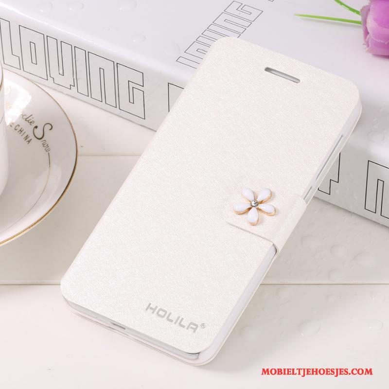 Huawei Mate 9 Pro Bescherming Wit Hoes Folio Hoesje Telefoon Leren Etui Mobiele Telefoon