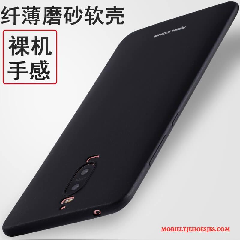 Huawei Mate 9 Pro Hoes Zacht Rood Hoesje Telefoon Siliconen Bescherming