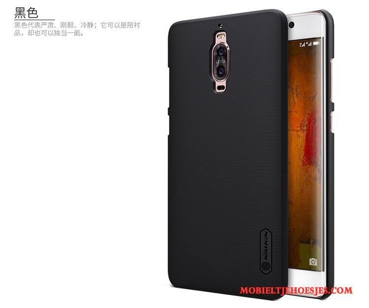 Huawei Mate 9 Pro Hoesje Dun Hard Bescherming Goud Schrobben Mobiele Telefoon