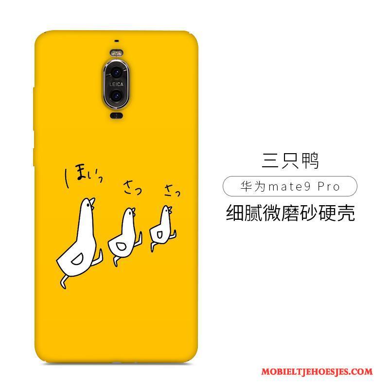 Huawei Mate 9 Pro Hoesje Telefoon All Inclusive Persoonlijk Hard Nieuw Geel Scheppend