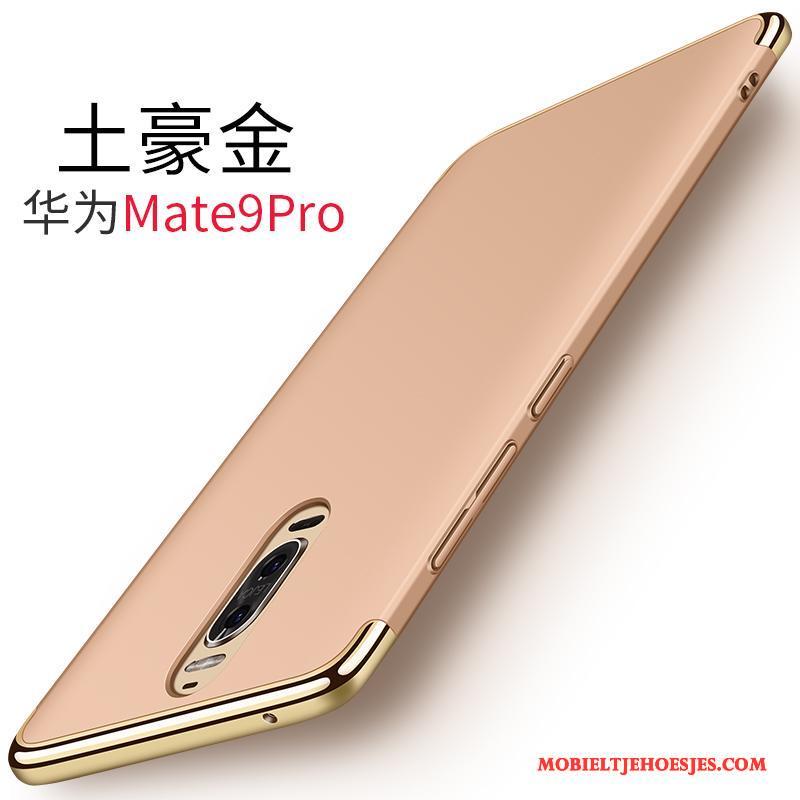 Huawei Mate 9 Pro Hoesje Telefoon Blauw Hard Metaal
