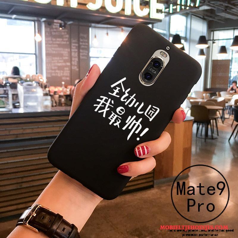 Huawei Mate 9 Pro Hoesje Zacht Persoonlijk Lovers Trend Wit Bescherming Siliconen
