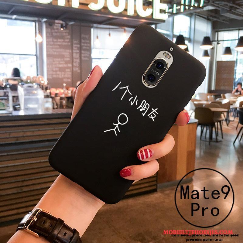 Huawei Mate 9 Pro Hoesje Zacht Persoonlijk Lovers Trend Wit Bescherming Siliconen