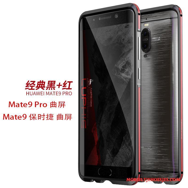 Huawei Mate 9 Pro Metaal Hoesje Bescherming Telefoon Omlijsting Zilver