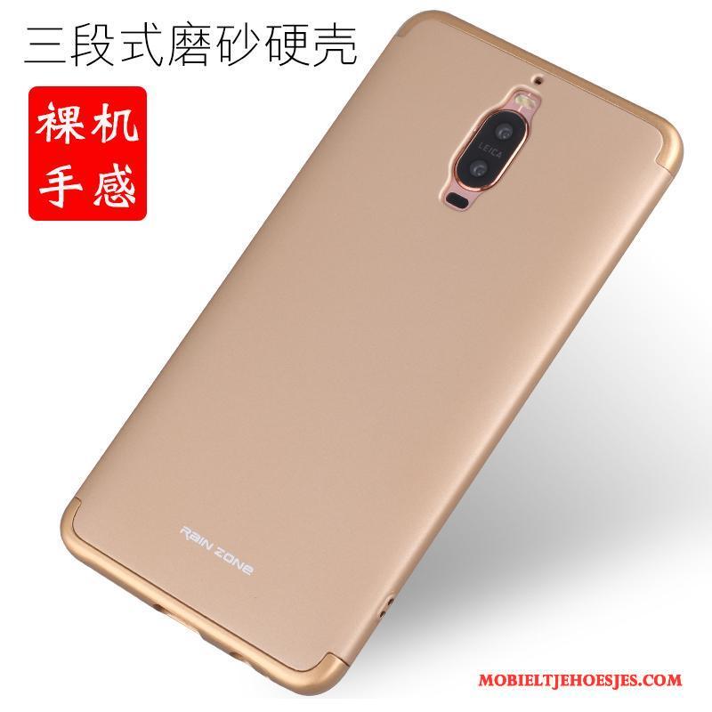 Huawei Mate 9 Pro Omlijsting Bescherming Hoesje Trend Zwart Telefoon Metaal