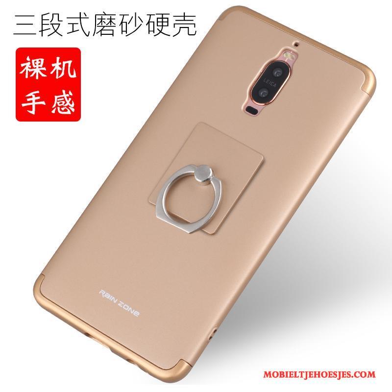 Huawei Mate 9 Pro Omlijsting Bescherming Hoesje Trend Zwart Telefoon Metaal