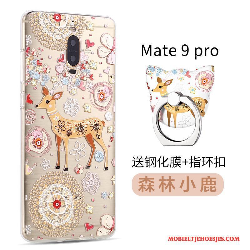 Huawei Mate 9 Pro Scheppend Hoesje Telefoon Siliconen Persoonlijk Zacht Nieuw Roze