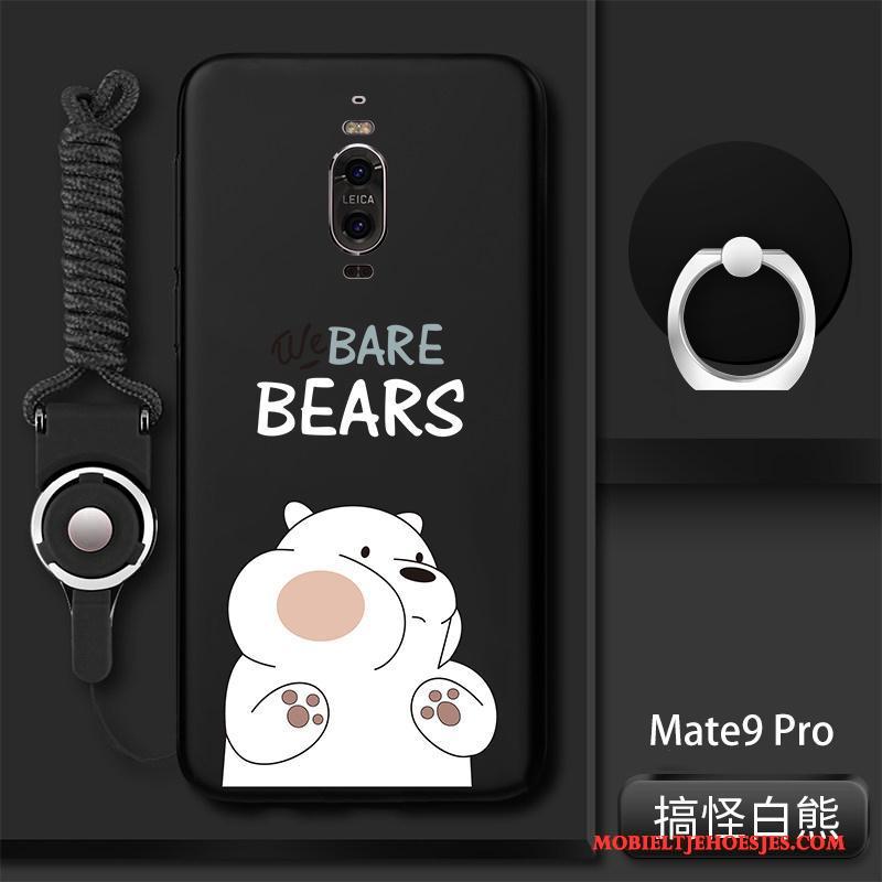 Huawei Mate 9 Pro Scheppend Zwart All Inclusive Hoes Anti-fall Hoesje Telefoon Trend